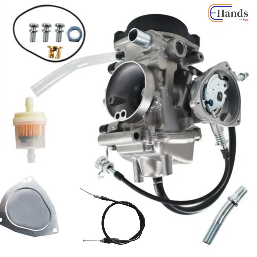Carburetor & Throttle Cable for Yamaha Kodiak 400 450 YFM450FA (2003–2006)
