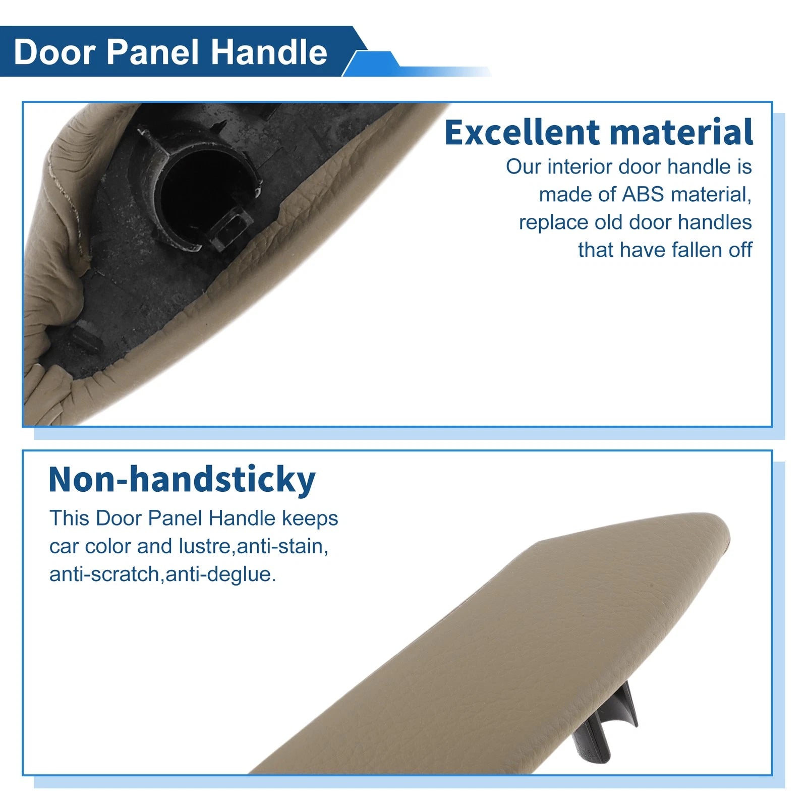 Inner Door Panel Handle for BMW X5 X6 E70 E71 E72 (2007–2013) No. 51416969404 Beige