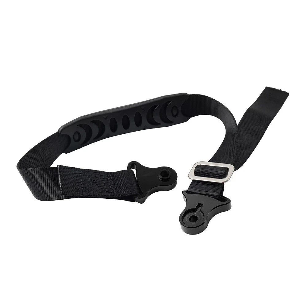 Universal Adjustable Fork Rear Seat Rescue Strap Sling Pull Belt