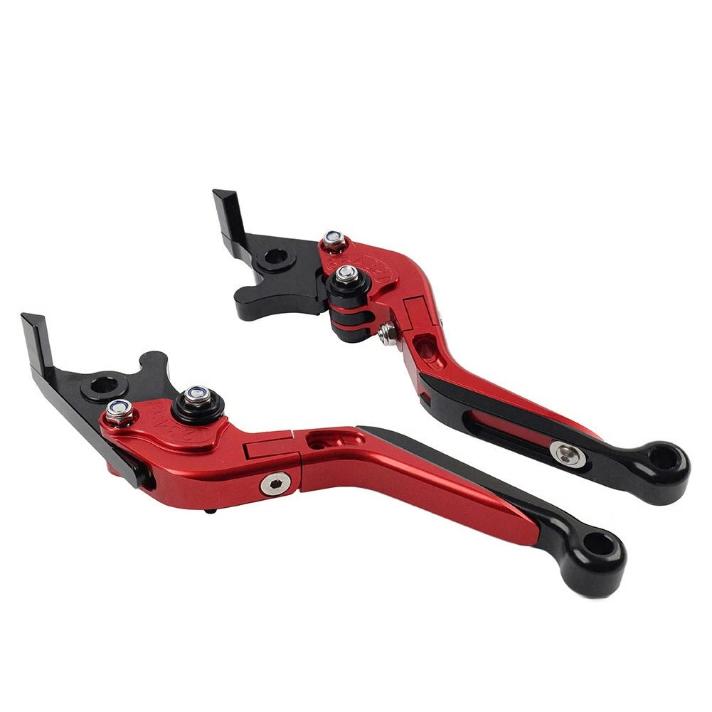 Folding Extendable Brake Clutch Levers for Honda CB1100 (2013–2020) Red