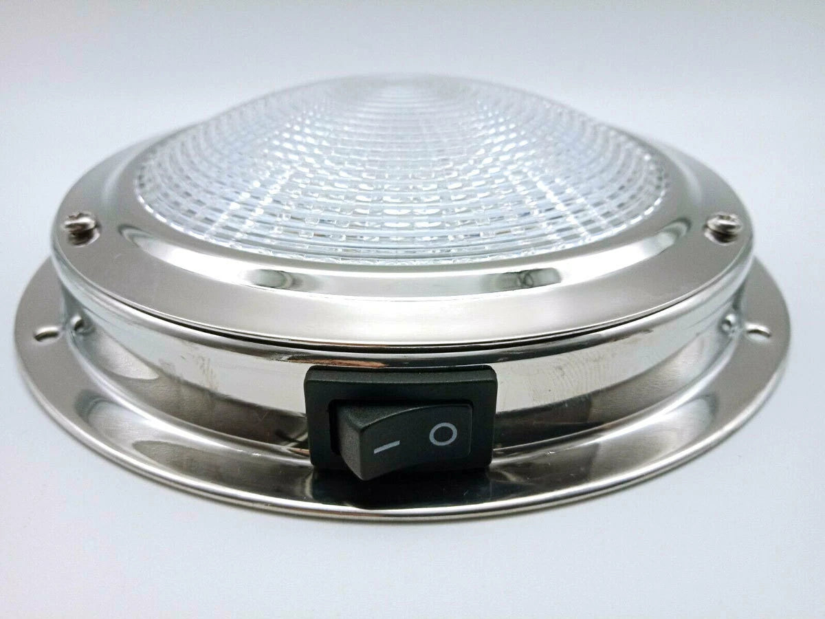 12V LED Dome Light for Boat Caravan Ceiling Lamp (140mm)