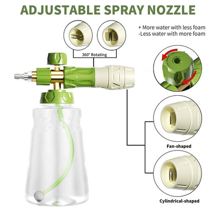 1000ml Foam Spray Bottle for Car Wash and Cleaning Tasks