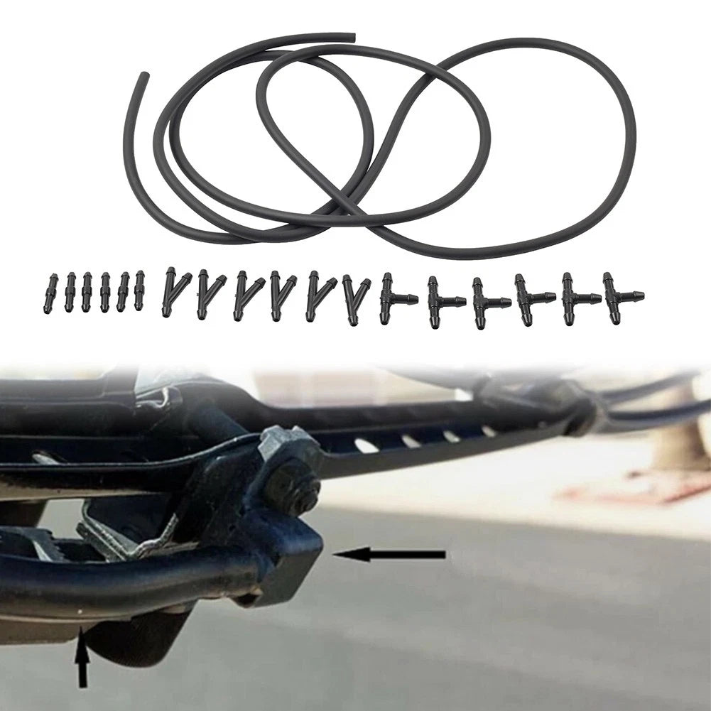 2M Windshield Washer Fluid Hose Kit with Connector