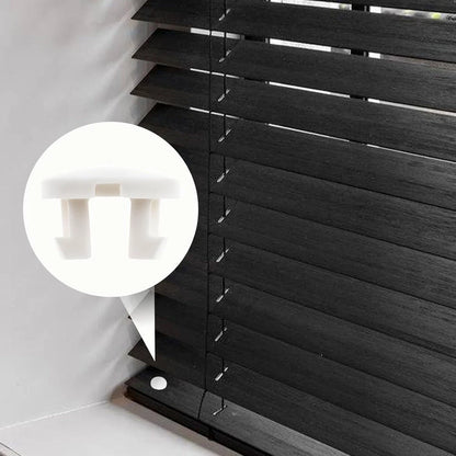 12PCS White Tape Lock Blind Bottom Rail Connector for Curtain Track Repair