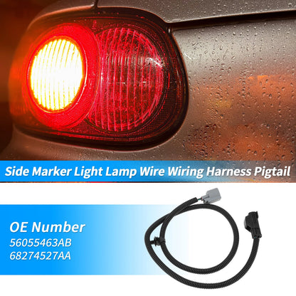 Side Marker Light Wiring Harness No.56055463AB for Jeep Wrangler (2007–2018)