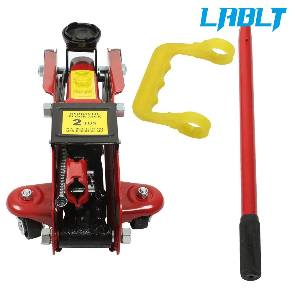 2 Ton Hydraulic Floor Jack Trolley Low Profile Quick Lifting