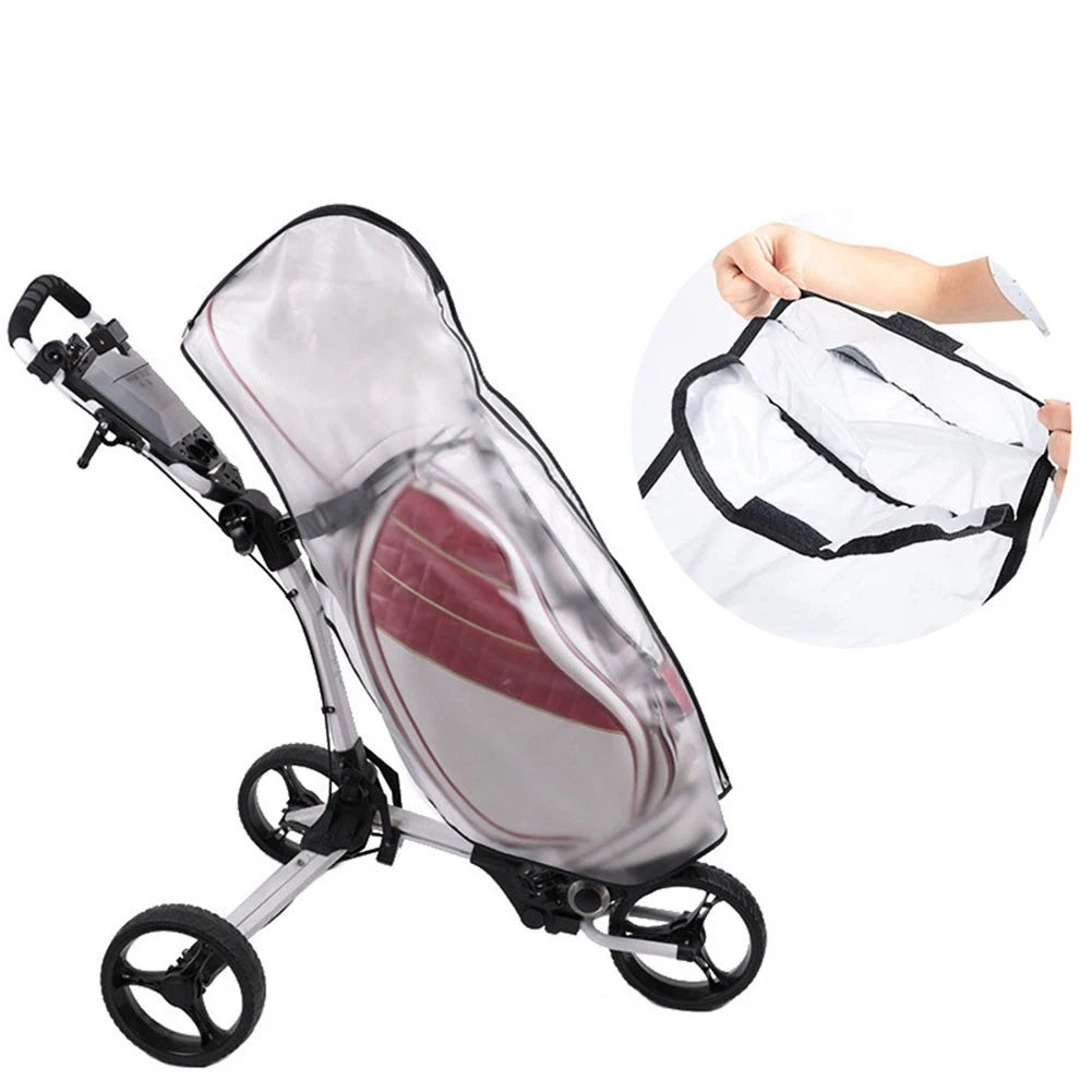 Golf Bag Rain Cover for Golf Push Cart (Compact, Foldable)
