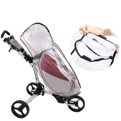 Golf Bag Rain Cover for Golf Push Cart (Compact, Foldable)