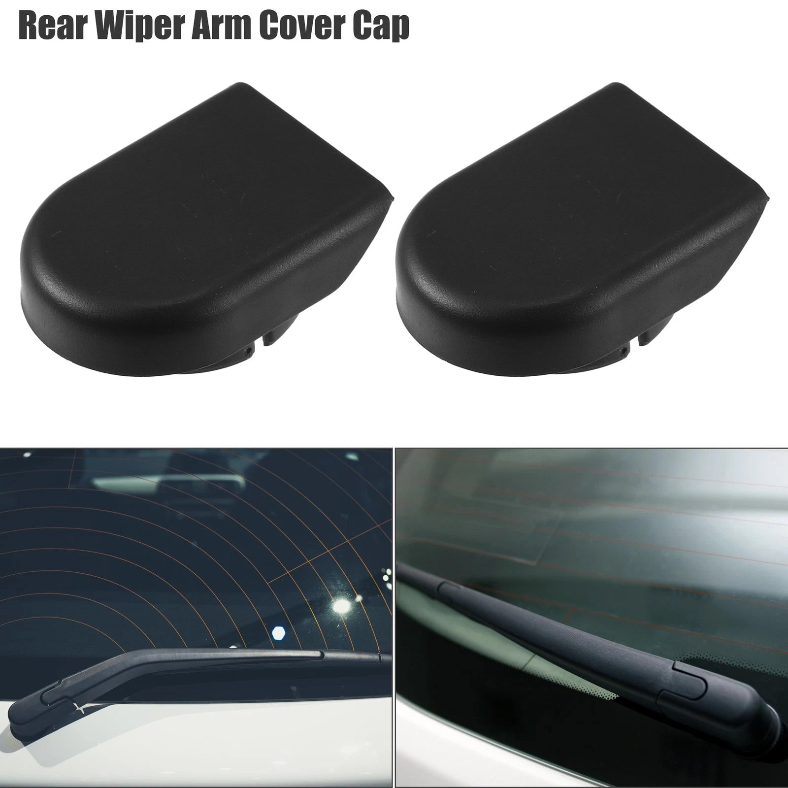 Rear Windshield Wiper Arm Nut Cover Cap Set for Mazda CX-5 (2012–2024)