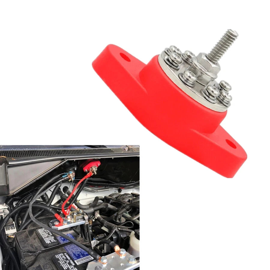 Car Battery Junction Post Bus Bar Power Distribution Block M6 for Universal