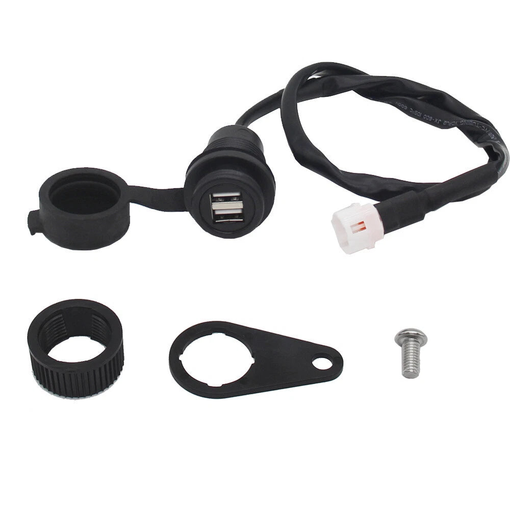 Dual USB Charger Plug Socket Adapter for Yamaha MT09 (2018–2021)