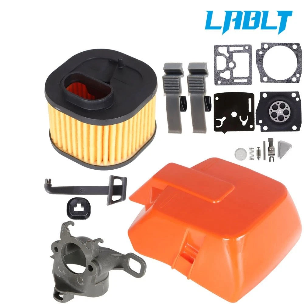 Air Filter Cover Carb Kit for Husqvarna 372 372XP (362, 365, 371)