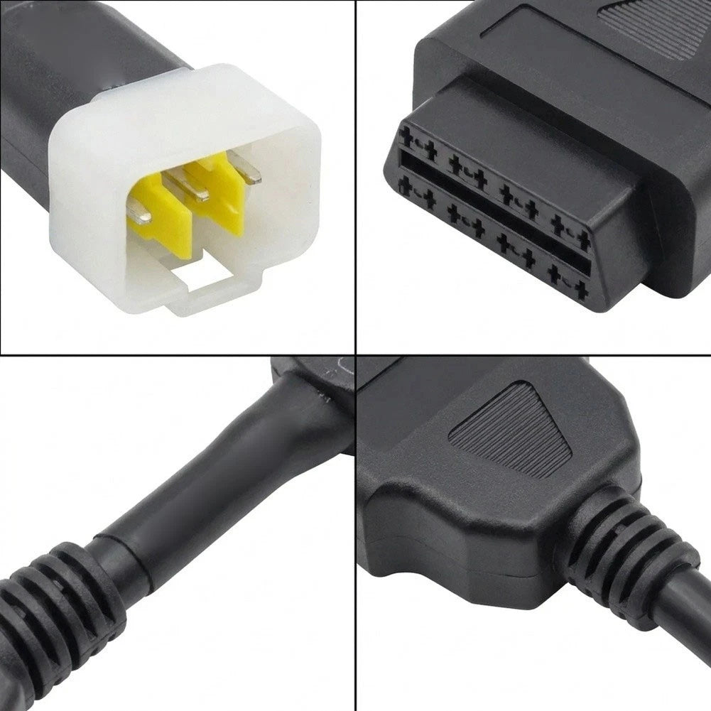 6 Pin OBD Adapter for Motorcycle (2010–2023)