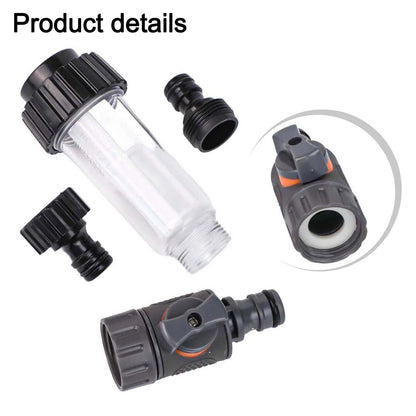 Pressure Washer Filter Kit with Valve & Quick Connector for Water System