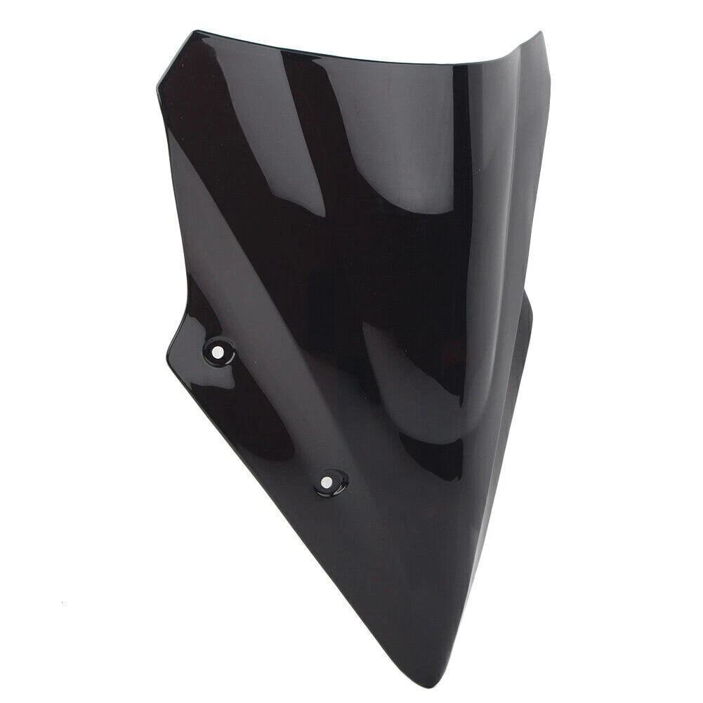Fit Kawasaki Ninja 650 EX650 ER6F 17 -19 Dual Bubble Windscreen Windshield Black