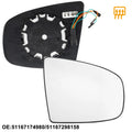 Heated Mirror Glass Replacement Right Side for BMW X5 X6 (2014–2020)