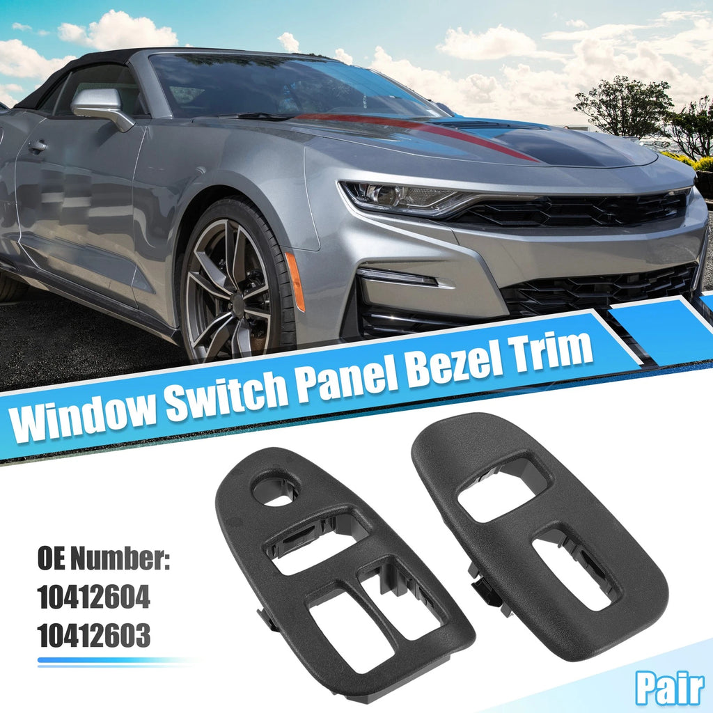 Window Switch Panel Pair Front Left Right Replacement for Chevy Silverado (2014–2018)