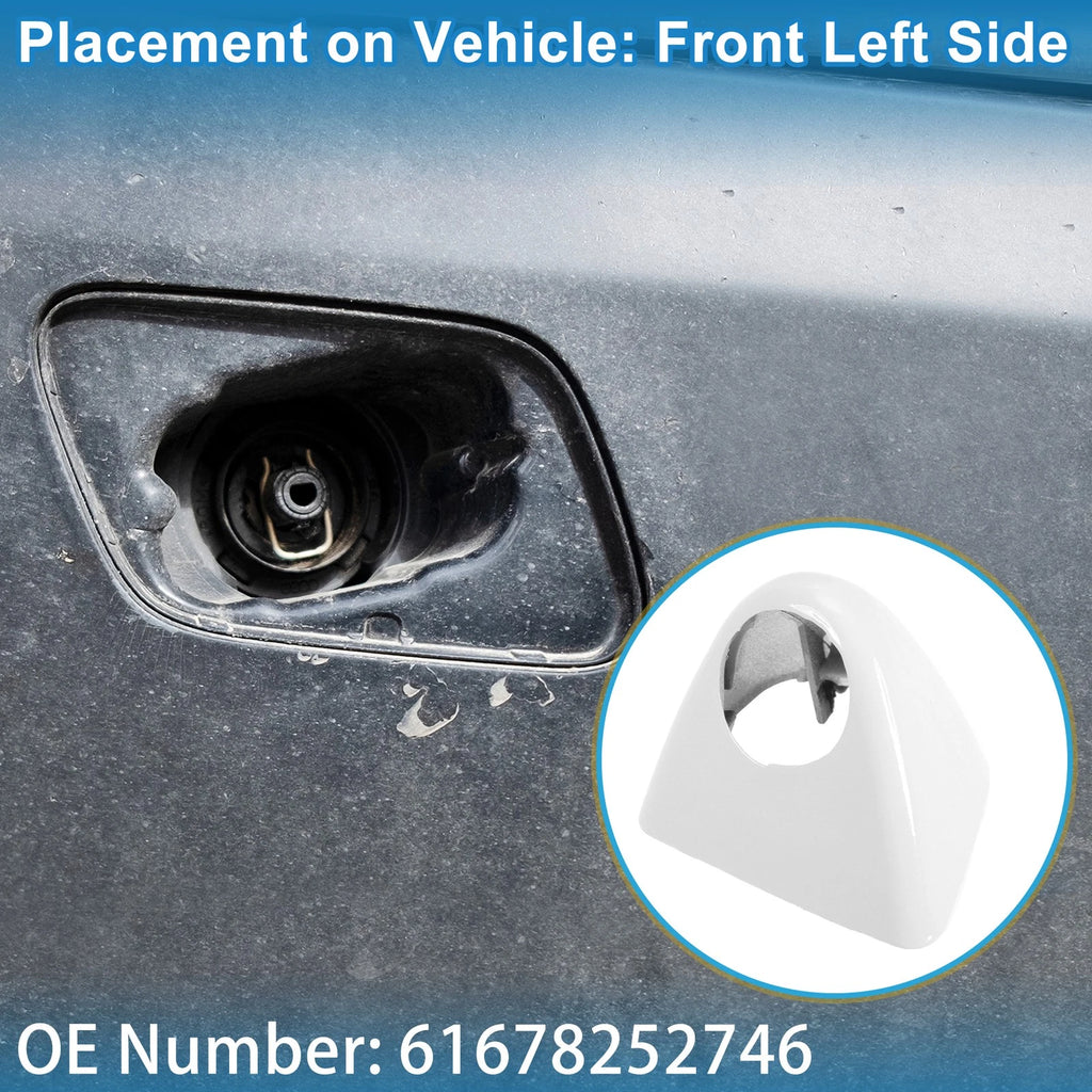 Front Left Headlight Washer Nozzle Cover Cap for BMW X5 4.4L (2007–2013)
