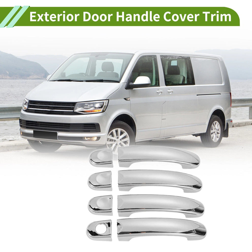 Exterior Door Handle Cover Trim for Volkswagen Transporter Electroplating (8) (2003–2013)