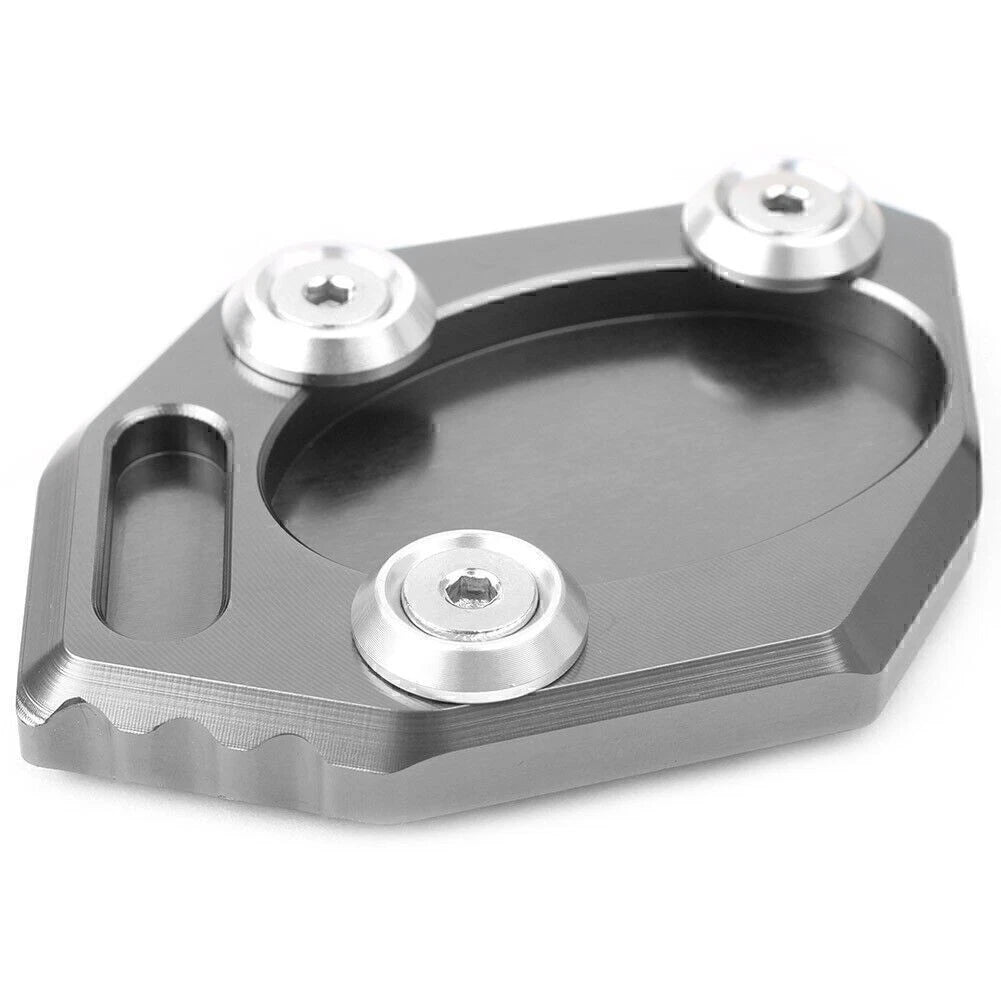 Side Stand Foot Enlarger Plate Pad for Kawasaki EX300 (2013–2015) Titanium