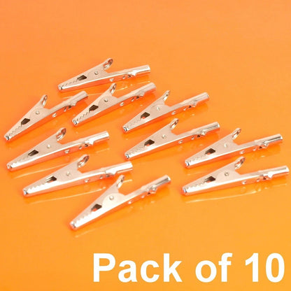 10PCS Set Small Battery Electric Test Charger Clips for