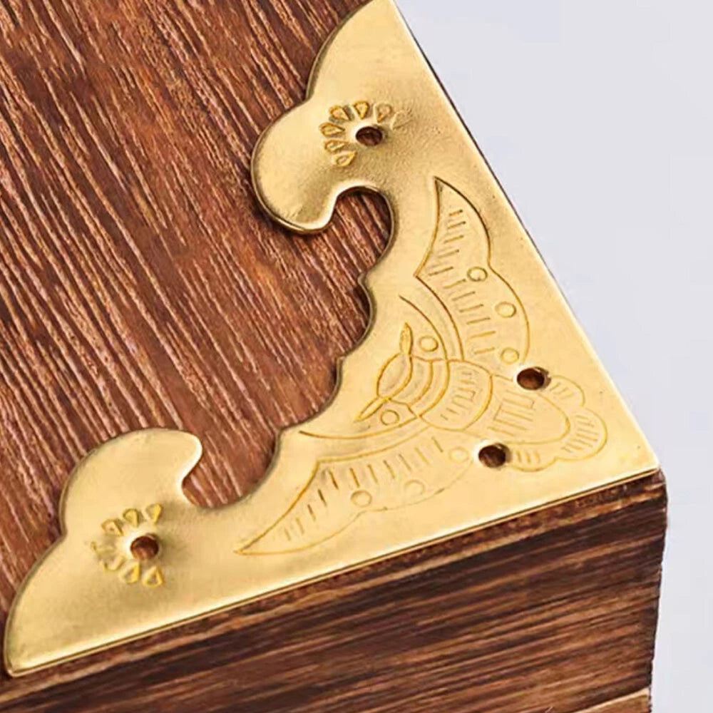 12pcs Decorative Scrapbook Corner Protector Gift Box Album Book Edge Cover Decor