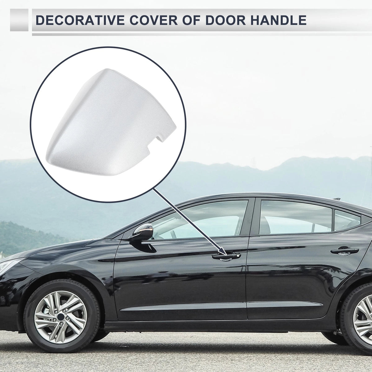 Front Right Door Handle Lock Cylinder Cover for Volkswagen Sagitta