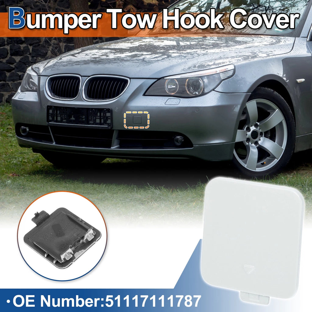 Front Tow Hook Cover Replacement for BMW 525i 530i 550i (2004–2010)