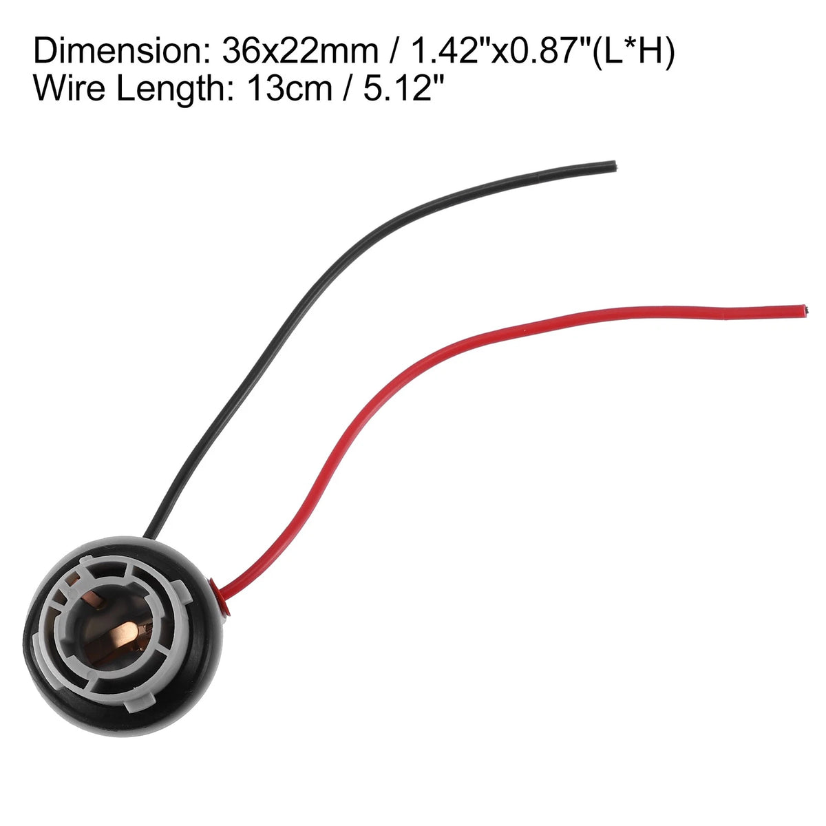 1156/BAU15S Pigtail Socket Wiring Harness Connector for Car Turn Signal Light (2010–2023)