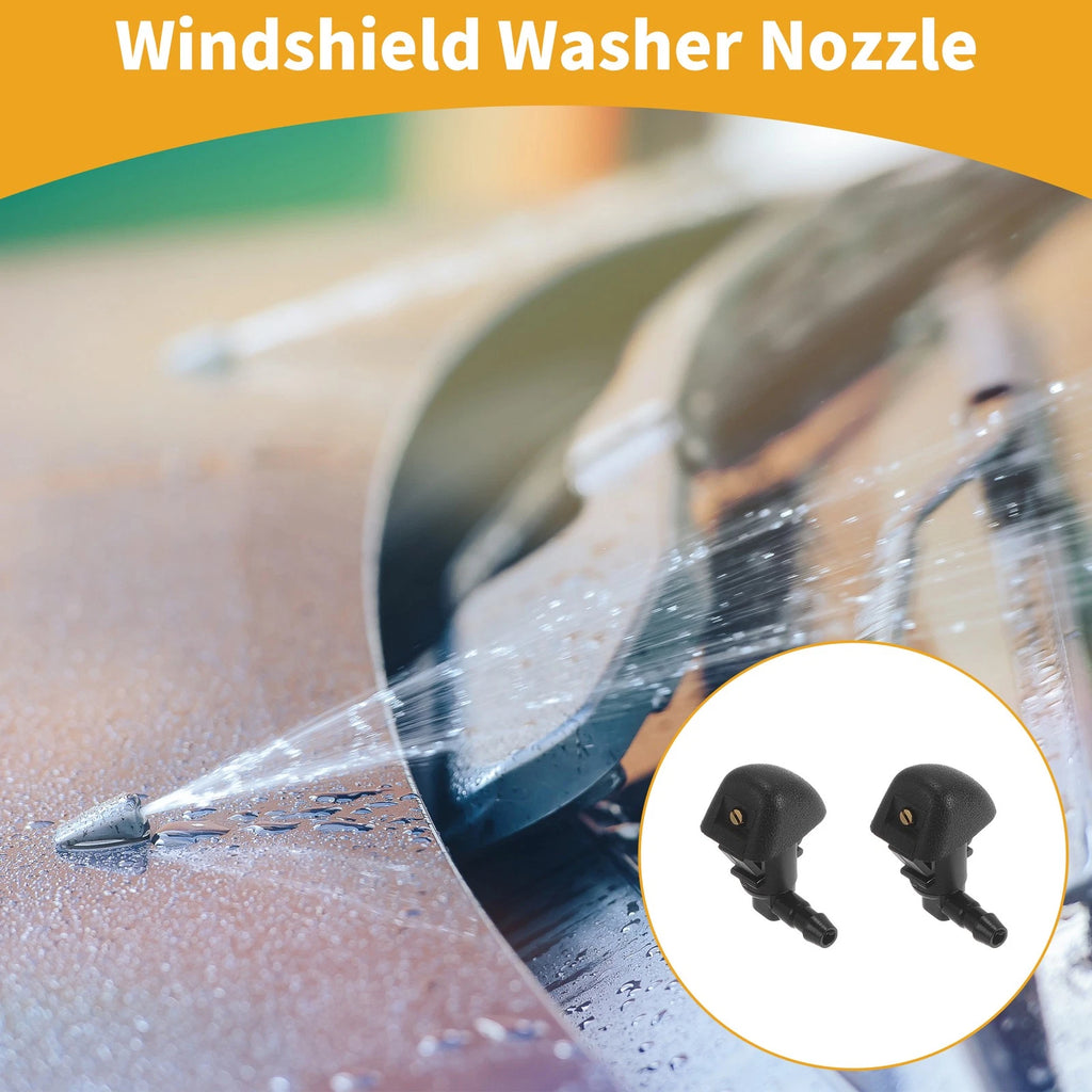 2 Pcs Front Windshield Washer Nozzle for Honda Odyssey (2005–2010) No.76810TK8A01
