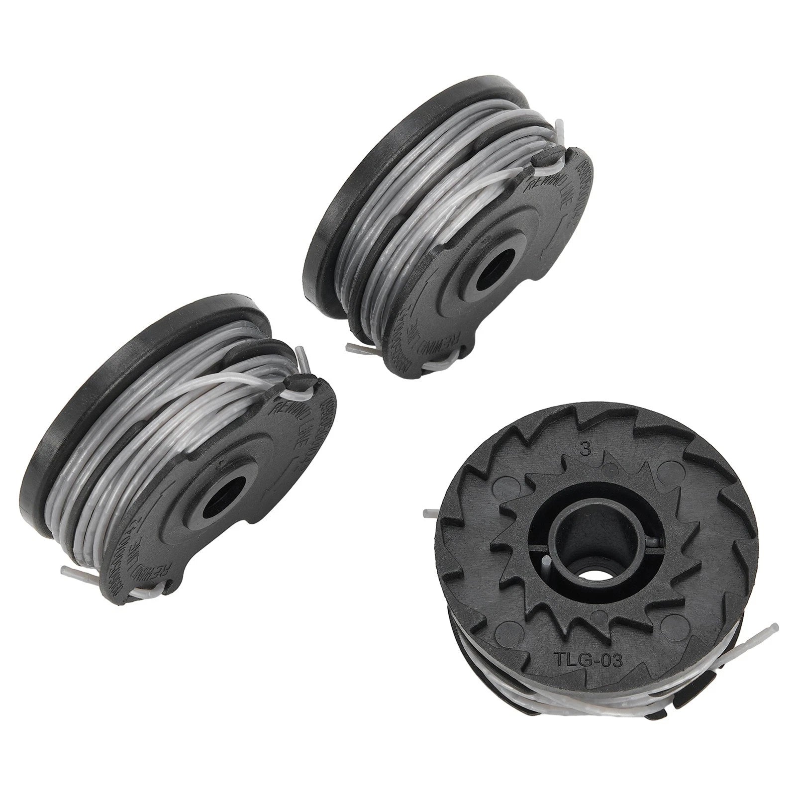 3X Replacement Spools for Greenworks G40LTK2 (2015–2019)