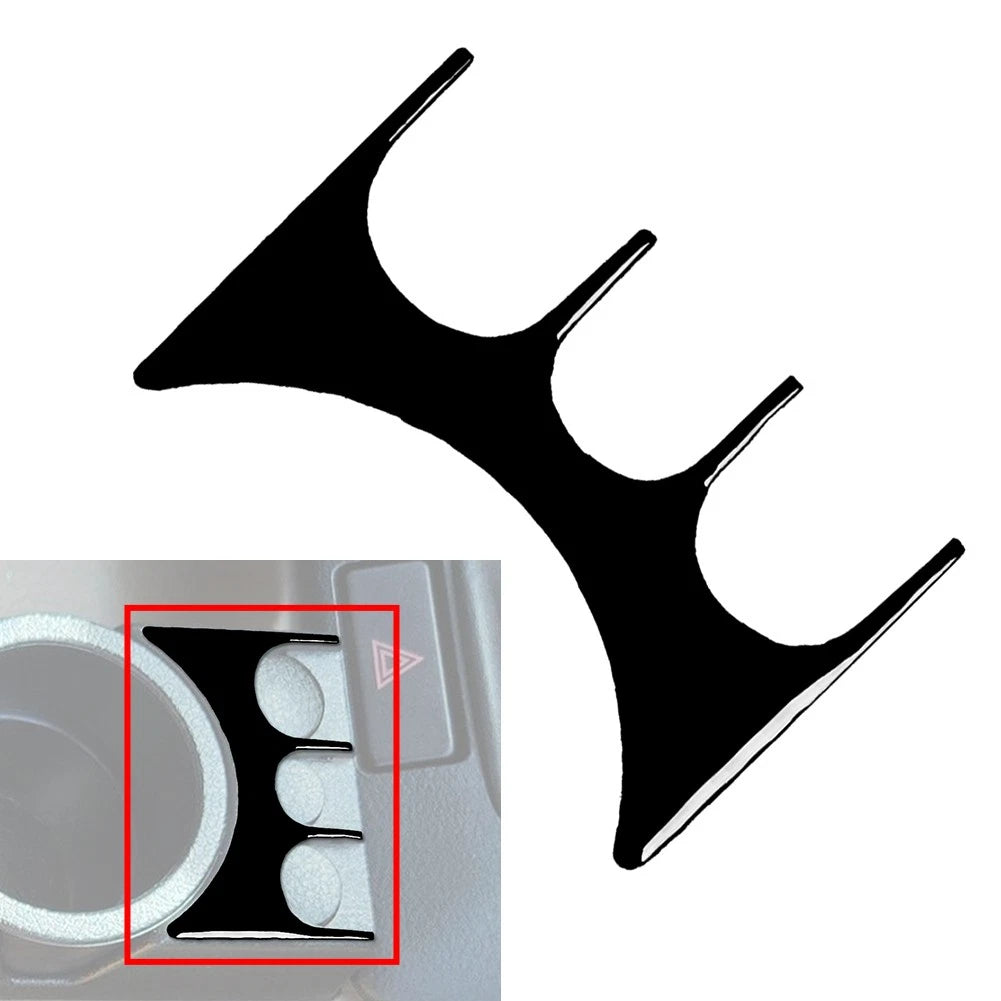 Black Water Cup Holder Coin Panel Cover Trim for BMW 3 Series E36 (1994–1996)