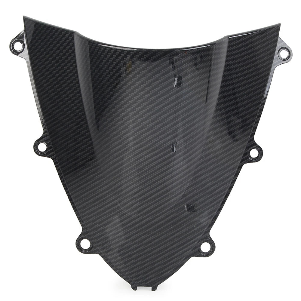 Black Carbon Fiber ABS Windshield Shield for Honda CBR 1000RR (2008–2011)