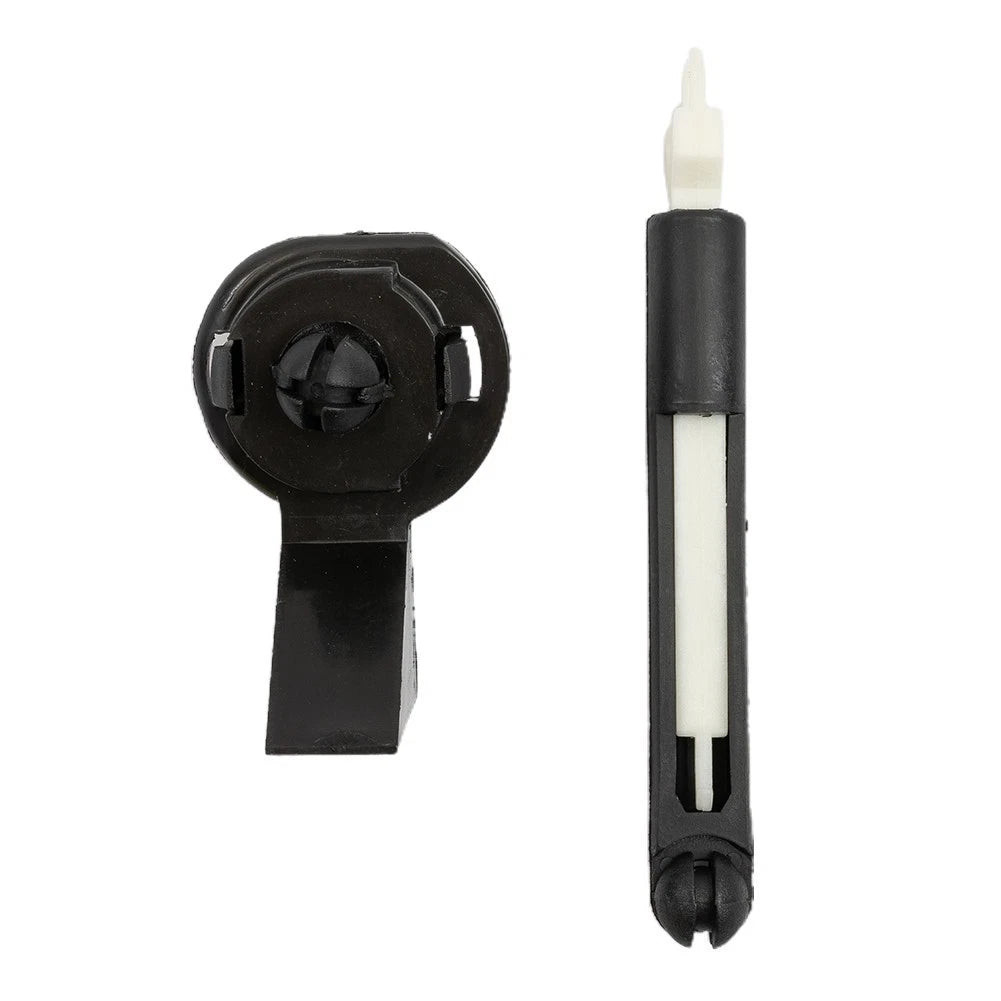 Bonnet Lock Repair Kit for - Black & White Plastic Set