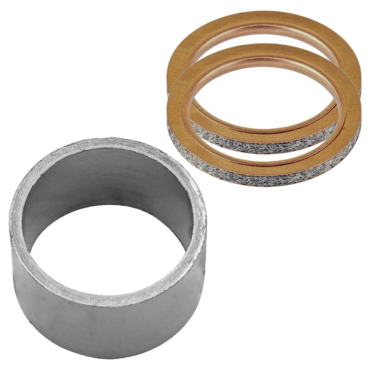 Exhaust Muffler Gaskets Replacement for Yamaha TT600 XT600 (1983–1989)