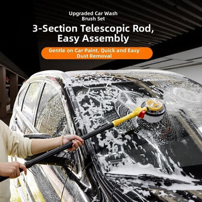 Chenille Car Wash Brush with Foam Dispenser for Universal Use (2010–2023)