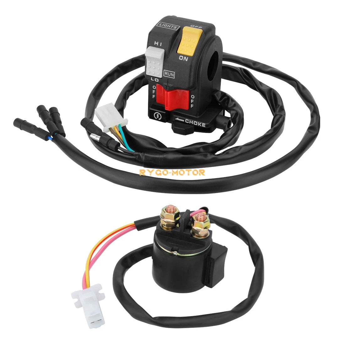Handlebar & Starter Relay Switch for Honda FourTrax 300 TRX300/TRX300FW (1990–1995)