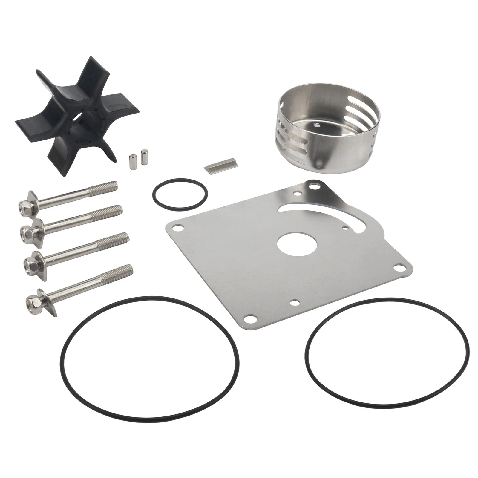 Water Pump Impeller Repair Kit for Yamaha Outboard (6GR-W0078-01, 6GRW007800)