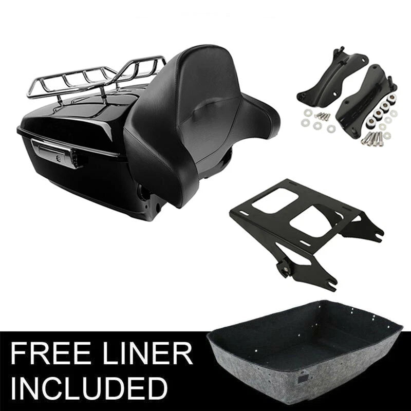 Trunk Backrest Rack Docking Kit for Harley Road Electra Glide (2014–2026)