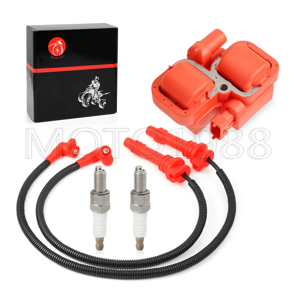 Ignition Coil & Spark Plug Wire Cap for Polaris General 1000 (2016–2023)