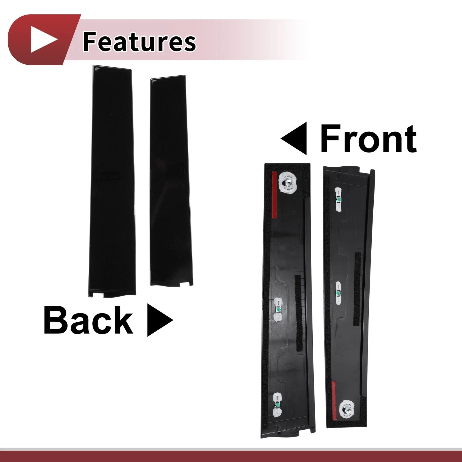 B Pillar Door Pillar Window Trim Panel for Chevy Tahoe (2015–2018)