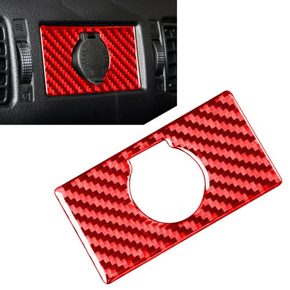 Rear Cigarette Lighter Switch Cover for Toyota Tundra (2014–2021) Red