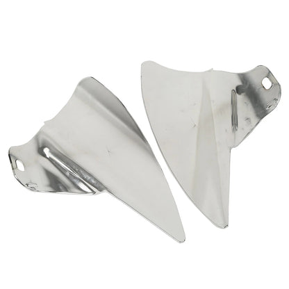 ABS Chrome Saddle Shield Heat Deflector for Harley Road King (2009–2023)