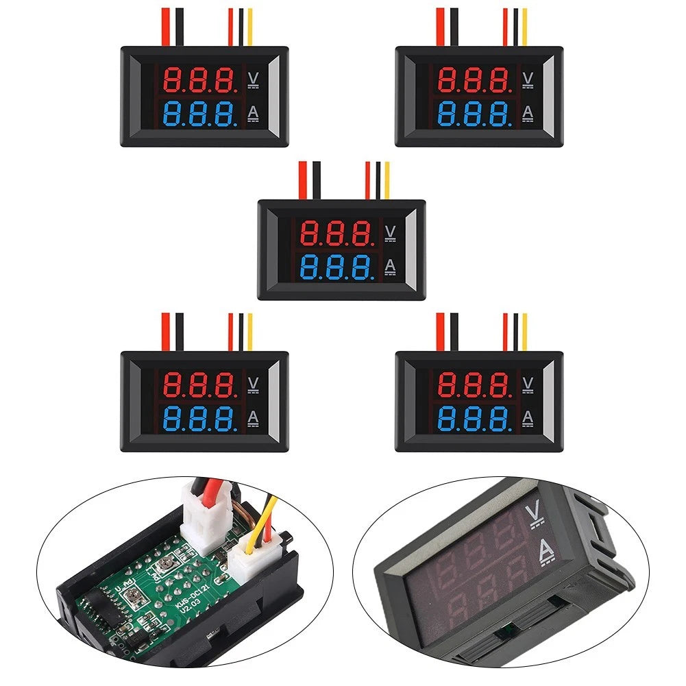 Dual Display Meters for Accurate Voltage Current Readings