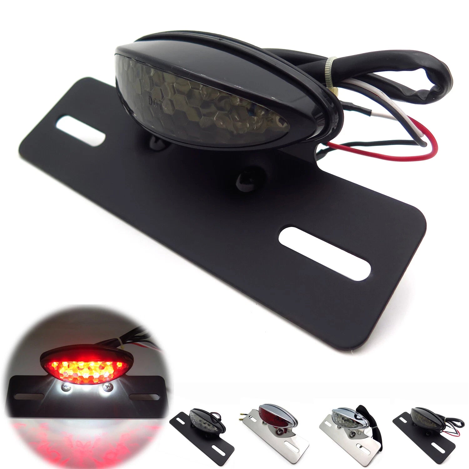 Cat Eye Tail Light Relocator for Motorcycle ATV