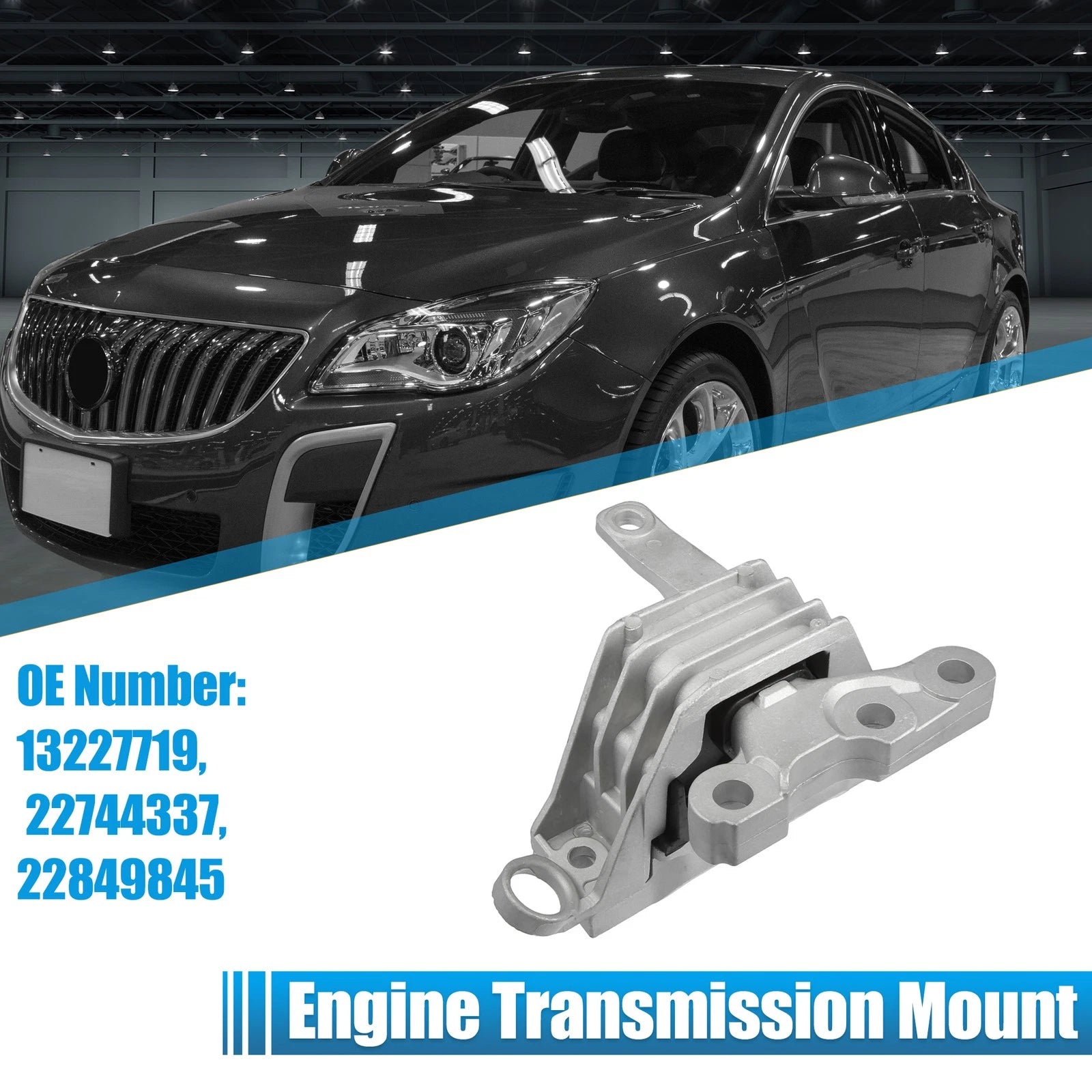 Engine Motor Transmission Mount Right Replacement for Buick (2000–2004)
