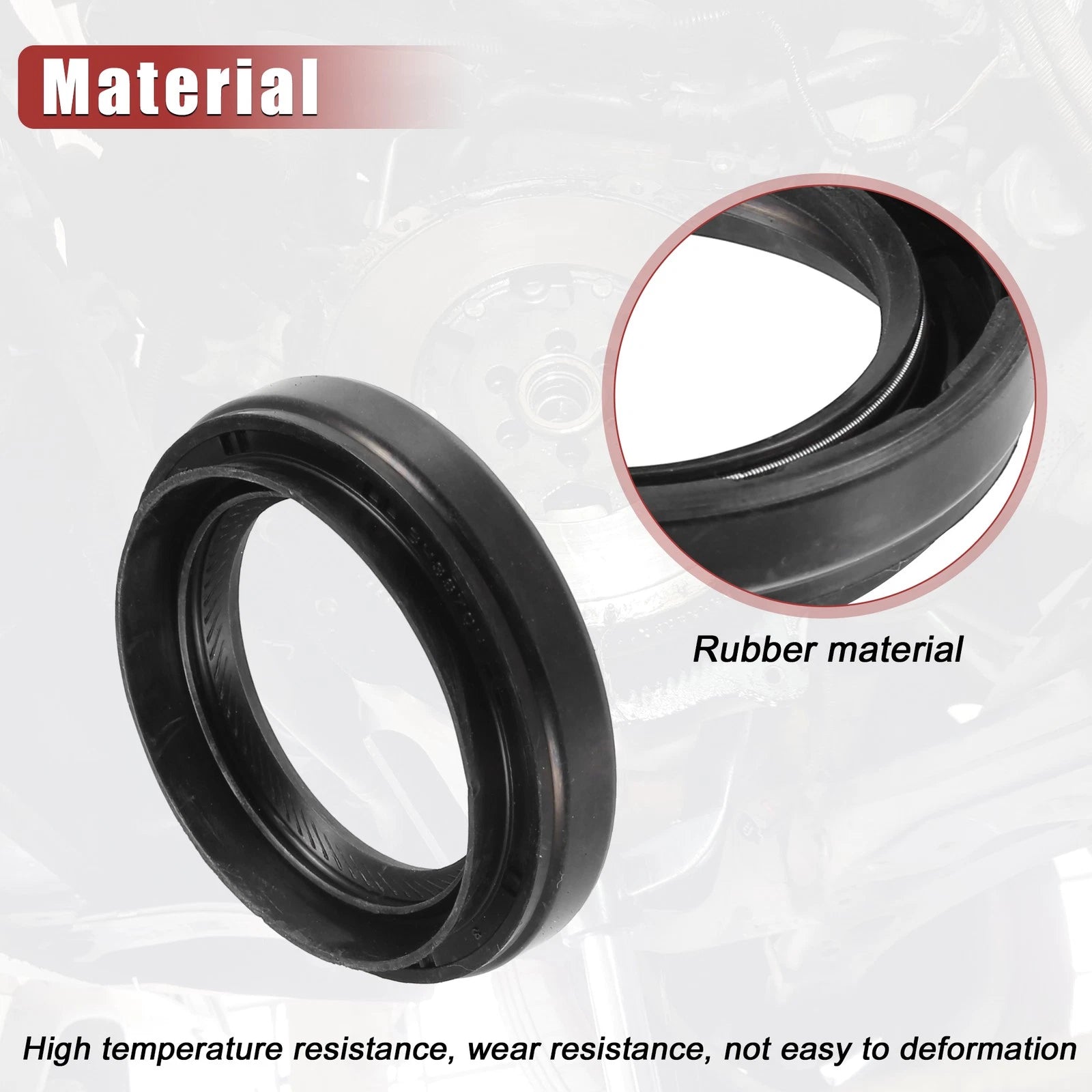 Crankshaft Seal Replacement 2PCS for Toyota 4Runner (1995–2009)