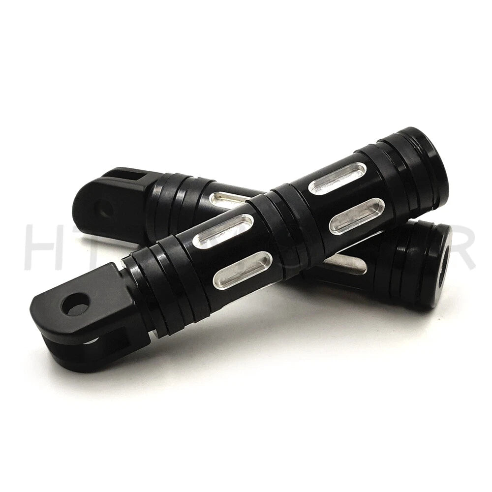 Black Edge Cut Footpegs for Harley FXBB FXBR FXBRS FXLR (2018–Later)