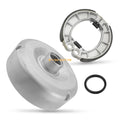 Rear Brake Drum Hub & Brake Shoes for Honda Rancher 420 TRX420 (2007–2013)