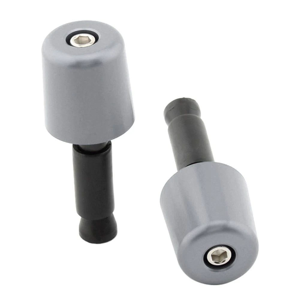 Handlebar Grips for Universal Motorcycle (1.5 in/38.1mm) - Grey